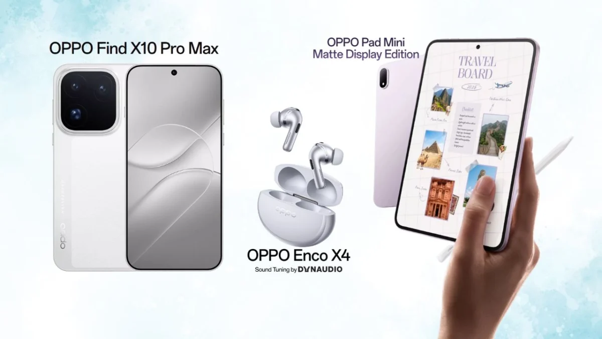 Oppo Signals New Era of Luxury Tech with Global Launch of Find X10 Series, Pad Mini, and Enco X4